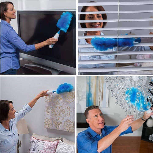 360 Degree Spin Electric Duster Motorized Set Unboxed