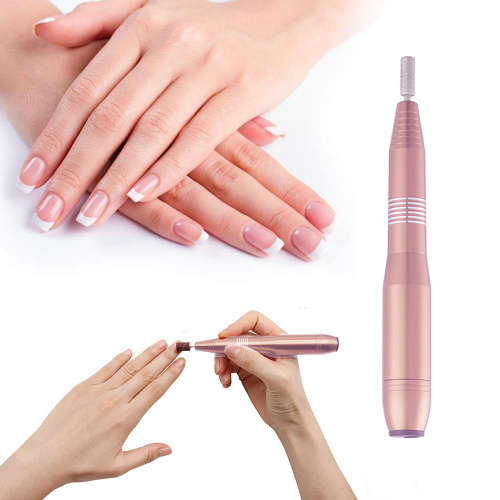 Professional Electric Nail Art Drill Pen Manicure Polisher-Champagne Unboxed