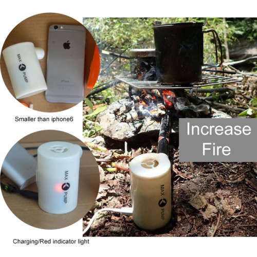 USB Rechargeable Inflatable Air Pump Unboxed