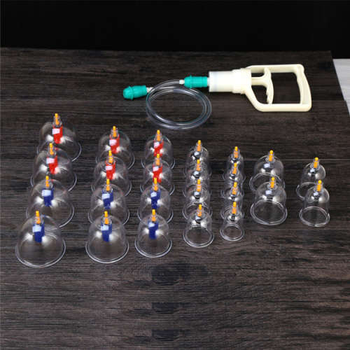24 Cups Biomagnetic Vacuum Body Cupping Therapy Set Unboxed