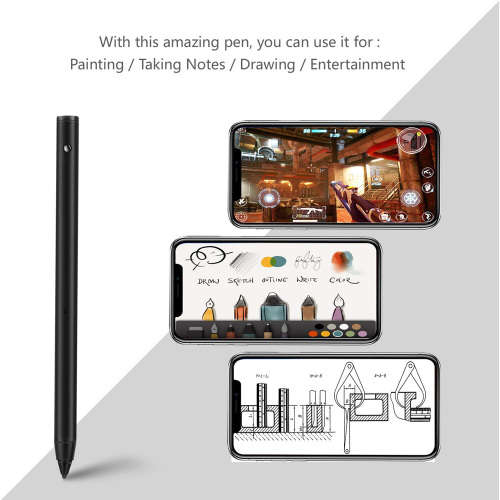 Active Stylus Pen Touch Digital Pencil for iPad Samsung Tablets-Black Unboxed