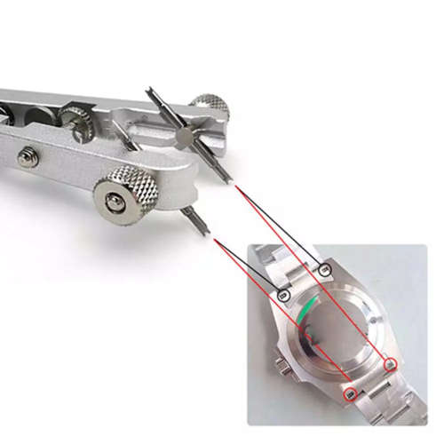 8 Pins Watch Bracelet Spring Bar Standard Plier Remover Tools Kit - Silver Unboxed