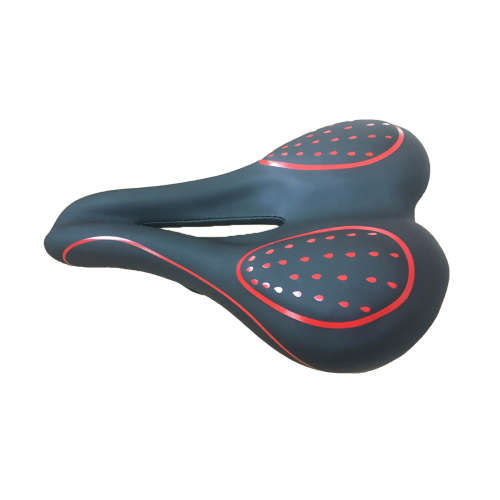 Shock Absorbing MTB Bike Saddle Seat Bicycle Cycling Seat-Red Unboxed