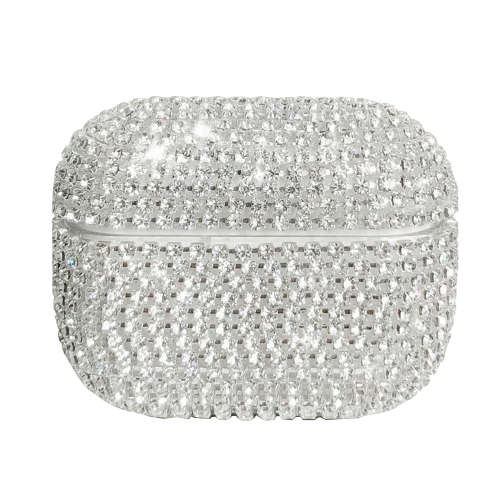 Split Crystal Diamond Protective Cover for Apple AirPods Pro - Silver Unboxed