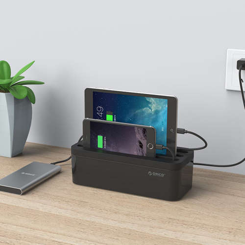 Cable Storage Box - Black Unboxed