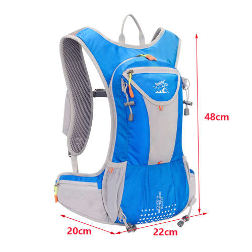15L Ultralight Outdoor Hydration Backpack - Blue Unboxed