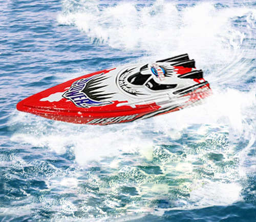 Dual Motor Remote Control High Speed Speedboat