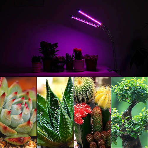 20W LED Dual Head Timing Plant Growing Lamp for Indoor Plants Unboxed