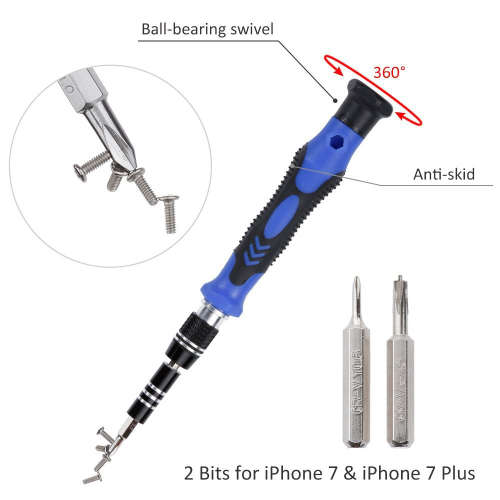 63 in 1 with 56 Bits Precision Screwdriver Kit - Blue Unboxed