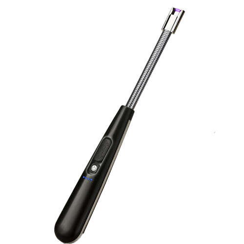 Rechargeable Electric USB Pulsed Arc Lighter for Outdoor BBQ-Black