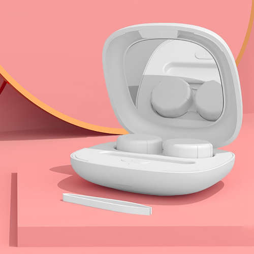 Contact Lens Cleaner Machine Portable Ultrasonic Contact Lens Cleaner-White