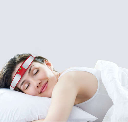 Electric Sleeping Massager Insomnia Treatment Sleep Aid Device-Red