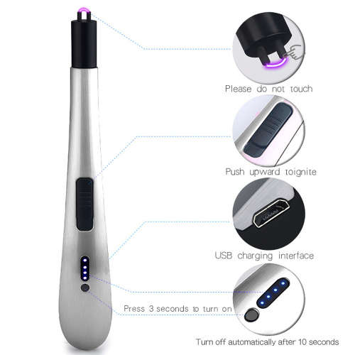 BBQ Long Handle Rechargeable Electric USB Pulsed Arc Lighter