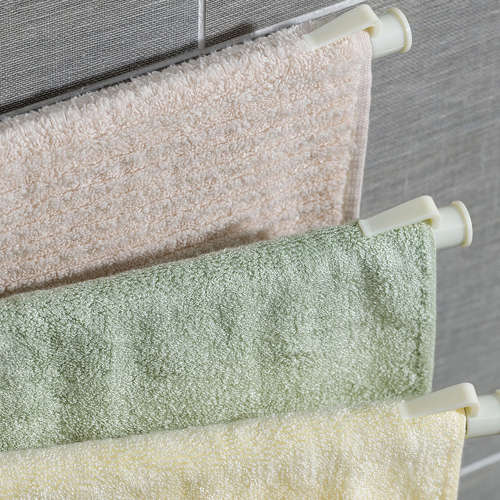 Wall-Mounted Swivel Bathroom Towel Rack Hanger - 6 Arm