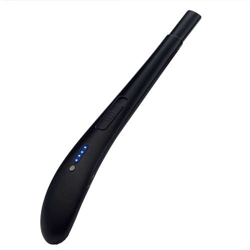 Outdoor BBQ Long Handle Rechargeable Electric USB Pulsed Arc Lighter-Black