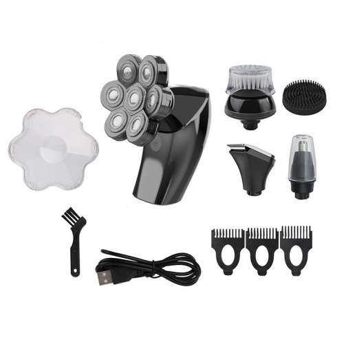 5 In 1 7 Floating Blades LCD Display Electric Shaver Men Hair Beard Razor