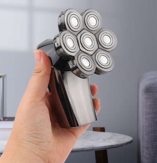 5 In 1 7 Floating Blades LCD Display Electric Shaver Men Hair Beard Razor