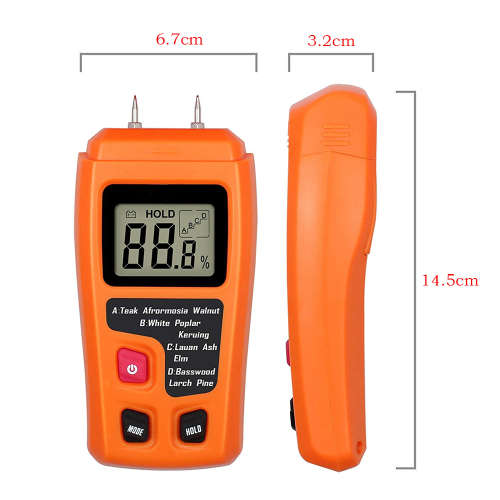 Handheld LCD Digital Wood Moisture Test Meter