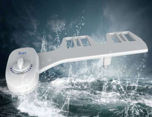 Non-Electric Mechanical Bidet Toilet Attachment