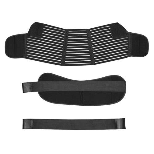 Adjustable Elastic Maternity Belt Support Brace - Black (Size:XXL)