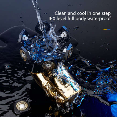 5 In 1 LCD Display 7 Floating Blades Electric Shaver Men Hair Beard Razor