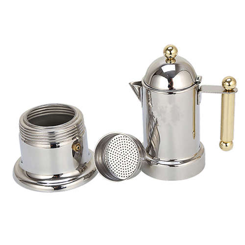 200ML 4 Cups Stainless Steel Coffee Pot Moka Coffee Maker