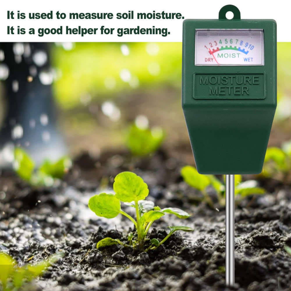 Portable No Batteries Required Soil Moisture Meter For Outdoor House Plants