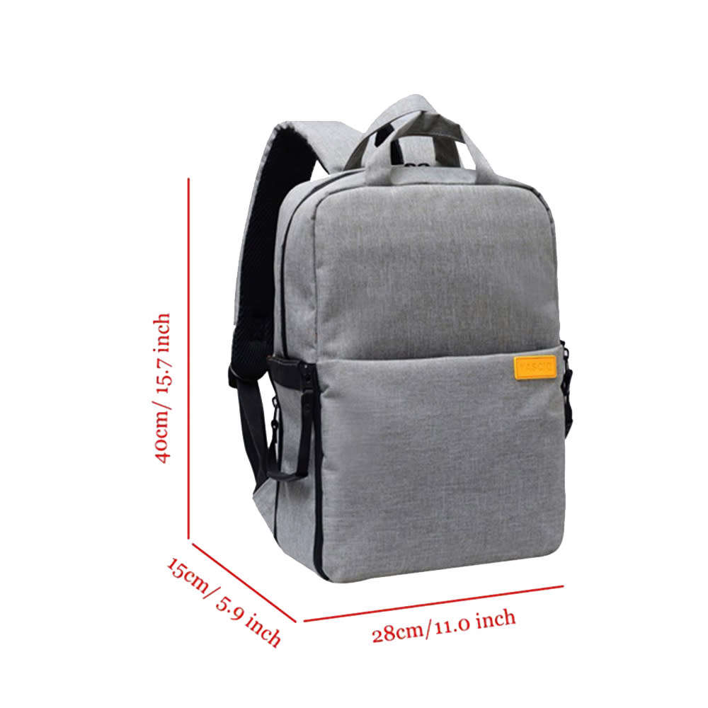Professional Anti-shock Travel Camera Backpack DSLR Bag - Grey