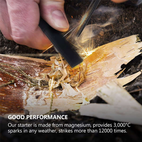 Multifunction Fire Starter Survival Magnesium Outdoor Kit