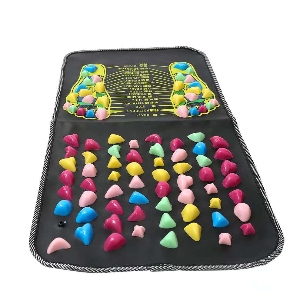 Acupressure Massager Reflexology Walk Stone Road Foot Massage Mat