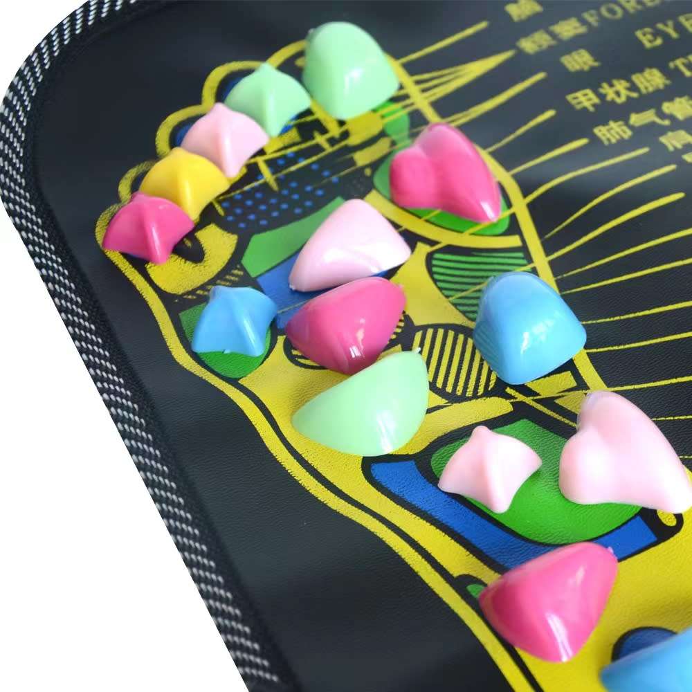 Acupressure Massager Reflexology Walk Stone Road Foot Massage Mat