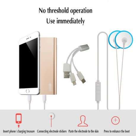 Portable Phone Charging Massage Sticker