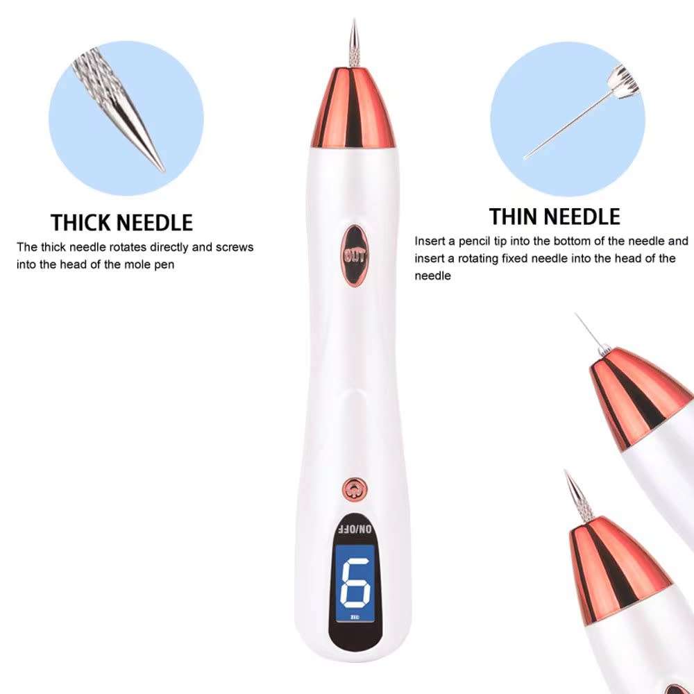9 Levels LCD Display Freckle Moles Removal Laser Pen
