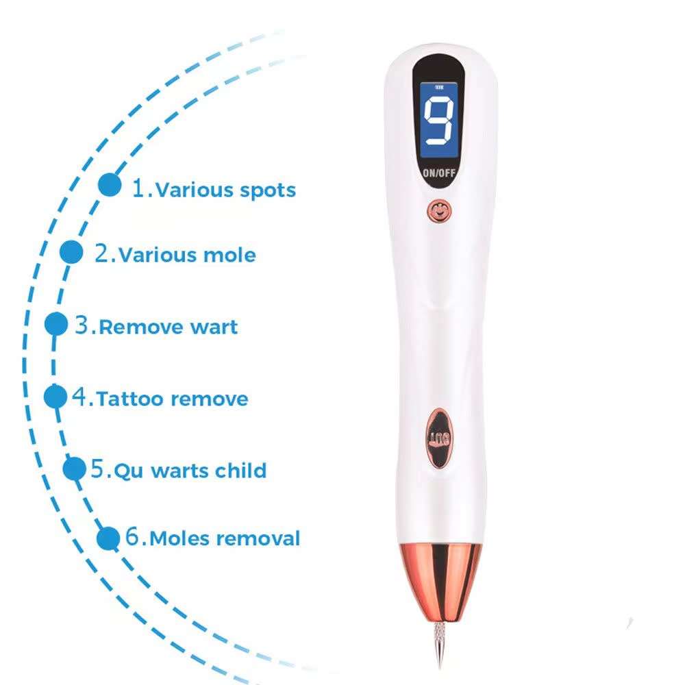 9 Levels LCD Display Freckle Moles Removal Laser Pen