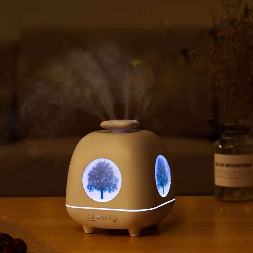 230ML Essential Oil Diffuser Ultrasonic Air Humidifier with Night Light
