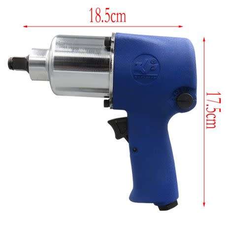 Air Impact Wrench Pneumatic Tools Kit - Blue
