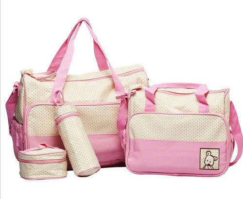 *LOCAL STOCK* 5pcs Baby Changing Diaper Nappy Bag Mummy Mother Handbag multifunctional set