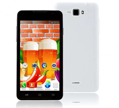 *LOCAL STOCK* 5.0 Inch Android 4.2 Dual Core 1.2GHz 3G Smartphone Dual Cameras Bluetooth WIFI ~WHITE