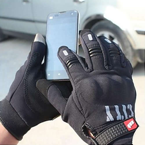 *LOCAL STOCK*Windproof Protective Full Finger Racing Bike Glove Motorcycle Touchable Phone Gloves XL