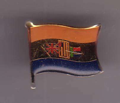 OLD SA FLAG LAPEL PIN BADGE