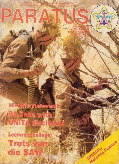 PARATUS SADF MAGAZINE OCTOBER 1985 COMPLETE