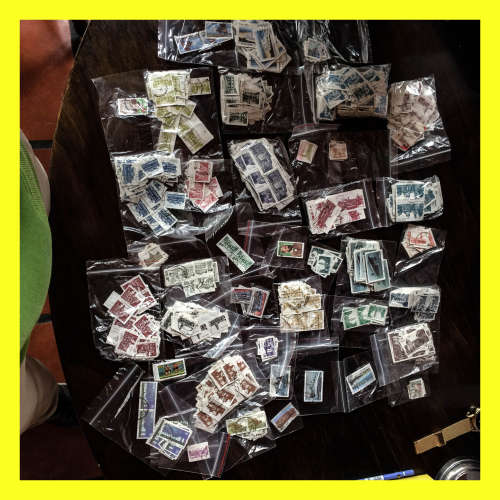 THOUSANDS of SORTED RSA 1982-83 STAMPS