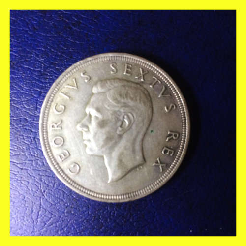 SILVER 5 SHILLING 1951 - KING GEORGE VI