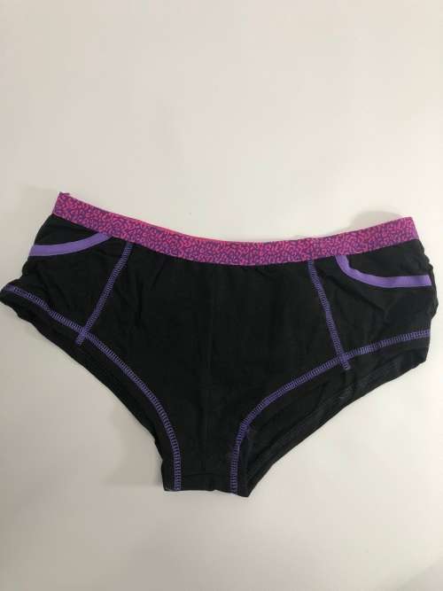 SIZE XL cotton women panty black
