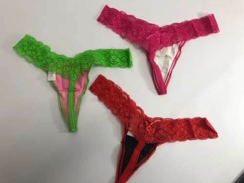 SIZE XL g-strings panty for three