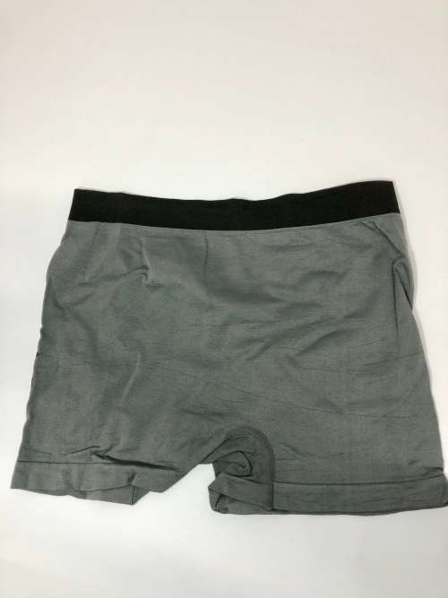 Size M mens box underwear grey