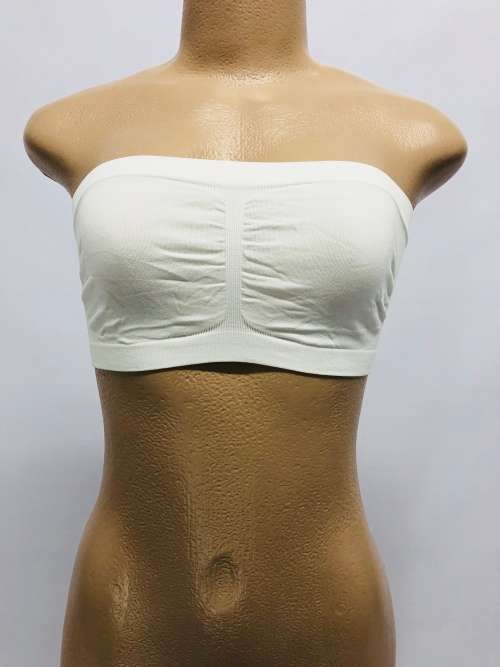 Size S boob tube top white