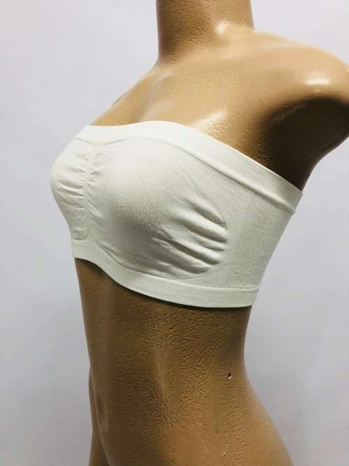 Size S boob tube top white