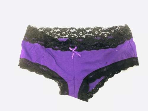 Size L lace panty purple