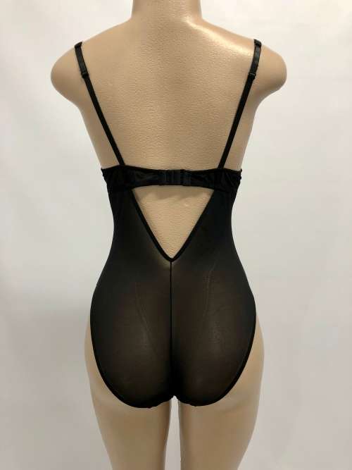 size 34C  black bodysuit